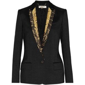 Stella McCartney Python Snake Lapel blazer jacket